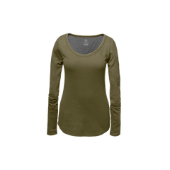 W L/S DUO FOLD CREW