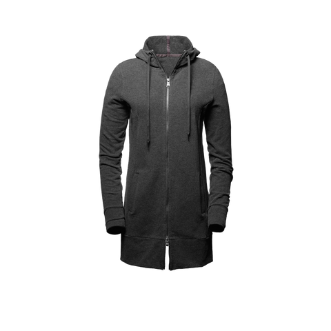 LONG FLEECE HOODIE